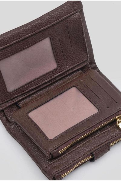 LEXA Double Zipper Soft Women's Wallet