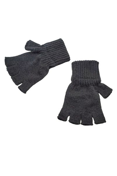 AXE SPORTSWEAR Winter Fingerless Cutaway Half Finger Soft Textured Knitted Knitwear Gloves