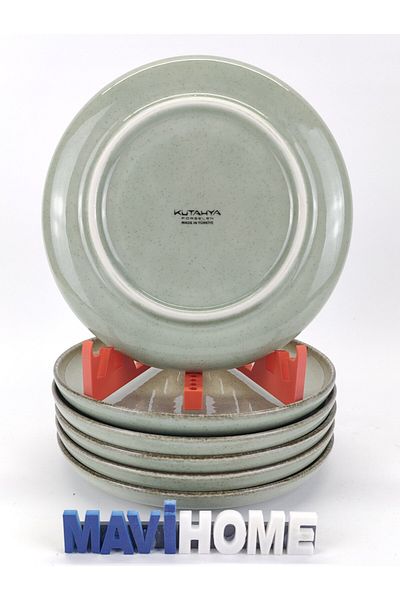 Kütahya Porselen Moderna Series 19 cm Dessert - Set of 6 Cake Plates