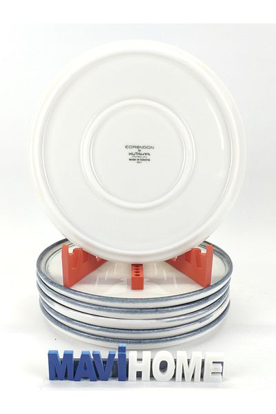 Kütahya Porselen Moderna Series 19 cm Dessert - Set of 6 Cake Plates