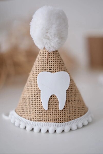 aşkın concept Şapka Jüt Model Ponponlu Diş Buğdayı Hasır Şapka Dişim Çıktı