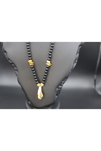magıcgrange Unisex Special Design - Citrine Wealth, Abundant Blessings and Stone Detailed Casual Style