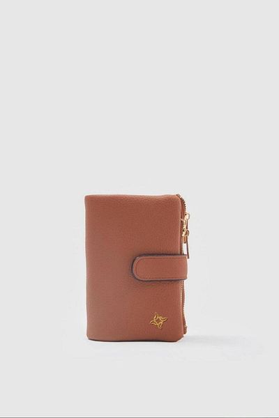 LEXA Double Zipper Soft Women's Wallet