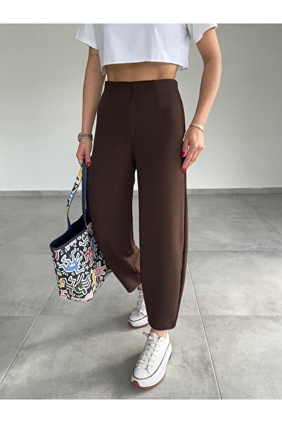 Paw Garage Панталони без колан, 4 сезона, креп плат, изцяло от ликра