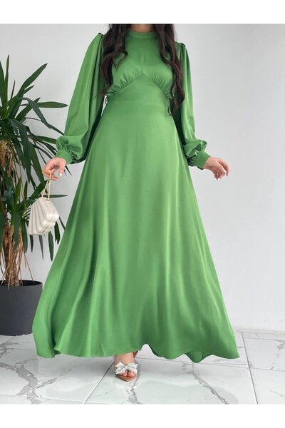 MELEK ARAZ Зелена сукня Azra