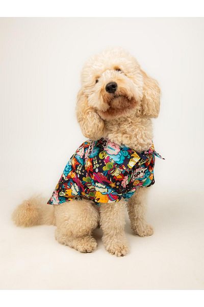 Buf & Buf Space - Summer Cat Dog Shirt Small Medium Breed Custom Printed