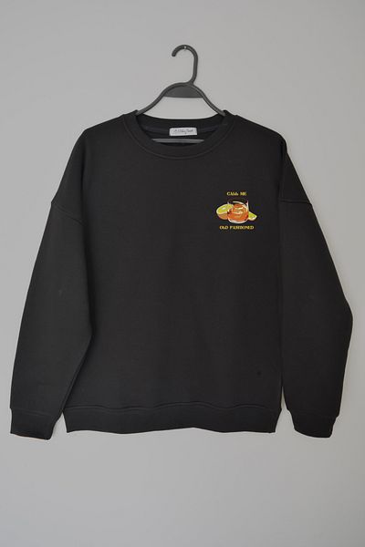 EldenStitch Hanorac oversize unisex brodat în stil vechi