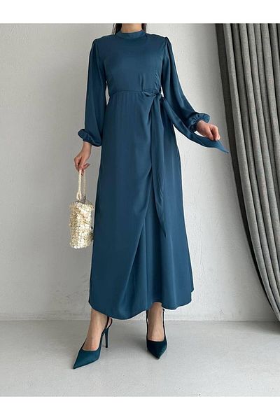 MELEK ARAZ Rochie Petrol Sevil