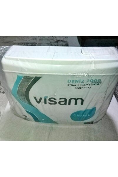 ömer hırdavat Visam Deniz 2000 Stoplu Spiral Dirsekli Klozet Üstü Rezervuar Basmalı