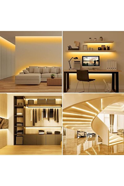 Sunbox Şerit Led 5 Metre Günışığı Tak Çalıştır Adaptör Dahil | Tezgah, Dolap,...