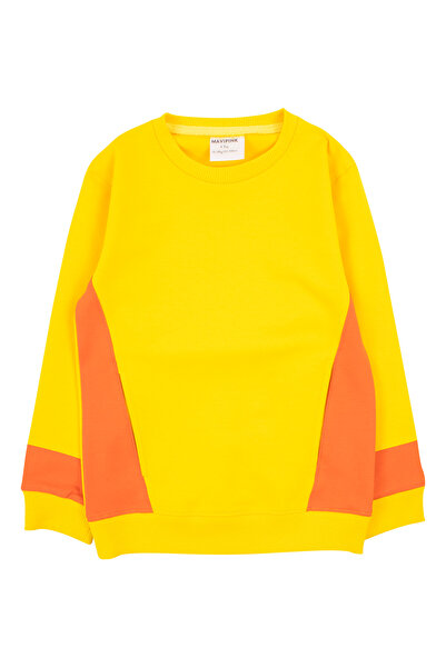 Mavipink Çocuk Pamuklu Lacivert Uzun Kol Sweatshirt