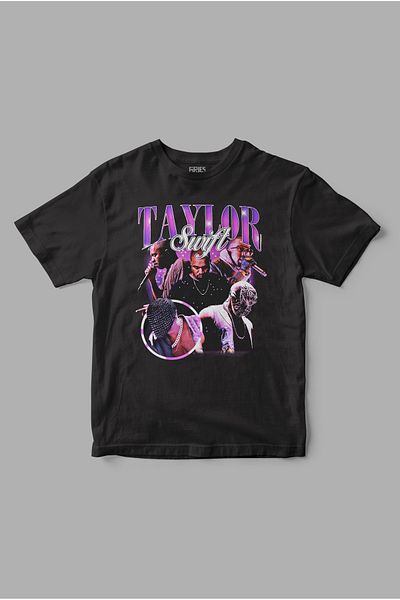 Hunors Sportswear & Company Tricou cu imprimeu retro „Taylor Swift Kanye West”.