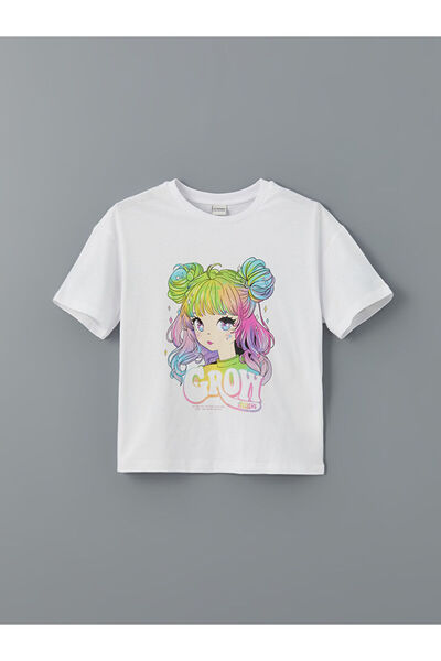 LC Waikiki Tricou pentru fete LCW Kids Crew Deck