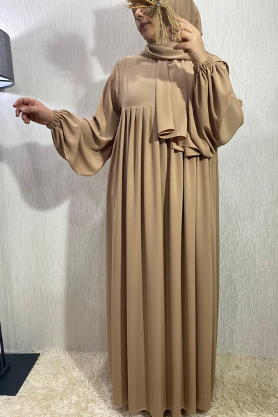 Genel Markalar Tesettür Elbise Ütü Sevmez Ithal Ipek Kumaş Harika Zeminli Fer...