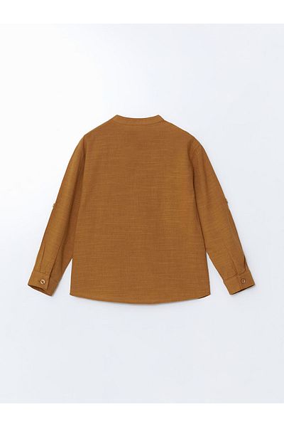 LC Waikiki Koszula chłopięca LCW Kids Mandarin Collar Basic