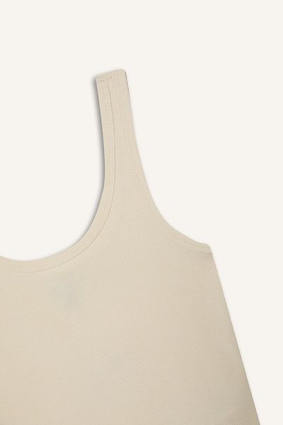 DeFacto Slim Fit Slim Fit Basic Plain Crew Neck Corded Camisole Athlete E5540ax25sm