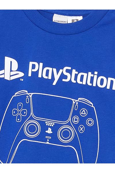 LC Waikiki Tricou pentru băieți cu imprimeu PlayStation pentru copii LCW