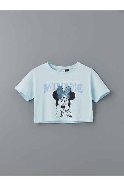 LC Waikiki Lcw Crew Neck Printed Girl's T-Shirt and Singlet Fast Fashion