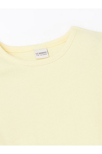 LC Waikiki New Season Crew Neck Girl's Crop T-Shirt - S54580Z4