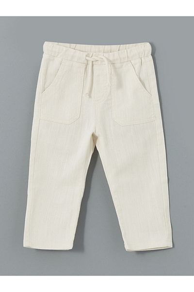 LC Waikiki Elastic Waist Gabardine Baby Boy Trousers