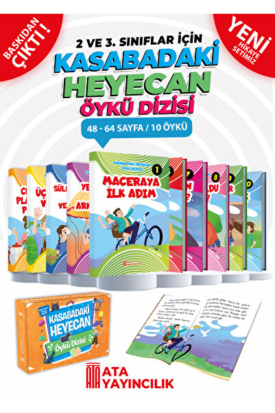 Ata Yayıncılık Kasabadaki Heyecan Öykü Dizisi