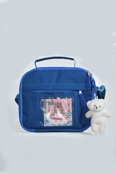 Mabai Blue Children's Lunch Box - Thermal Insulated with Korean Style and Accessories