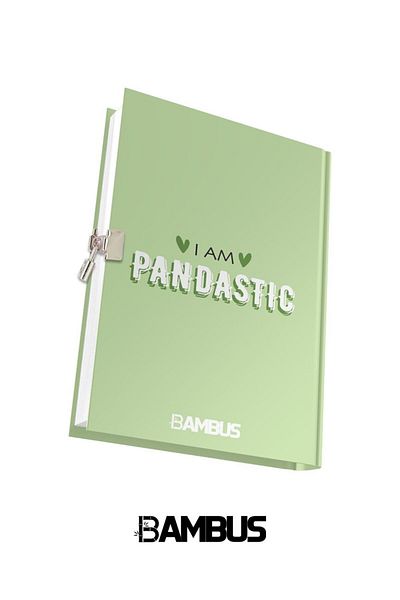 Bambus Home كتاب تذكاري بألوان الباستيل، سلسلة بانداستيك للذكريات اليومية المقفلة