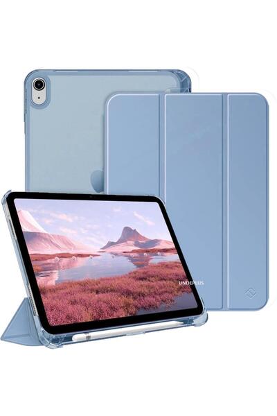 UnDePlus Apple Ipad Air 4 10.9 Uyumlu Kılıf Pu Deri Smart Standlı Case A2072 A2316-24-25 (10.NESİL DEĞİLDİR)