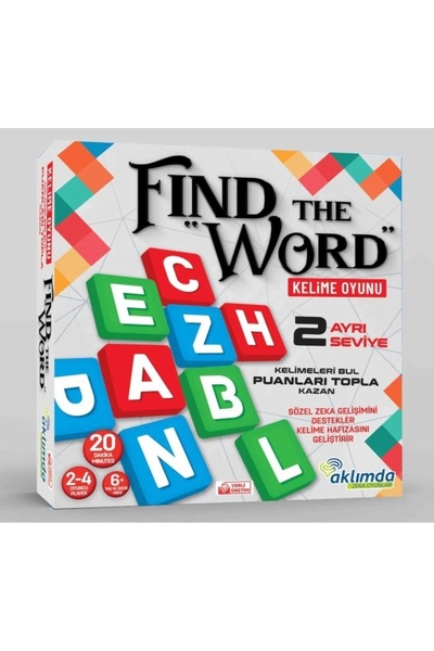 AKLIMDA ZEKA OYUNLARI العثور على الكلمة - لعبة الكلمات