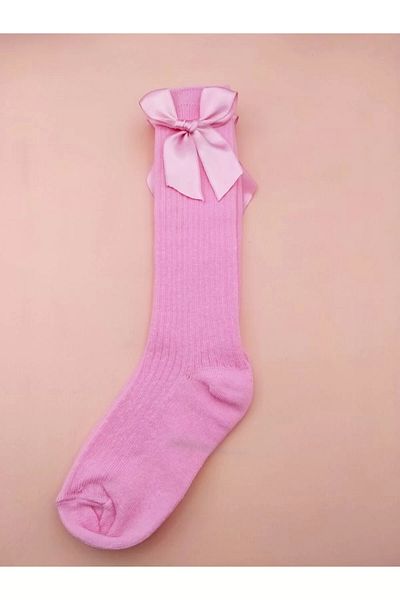 BUKAWEAR Бебешки и детски чорапи под коляното с аксесоари и панделка