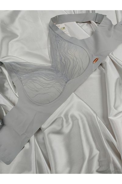 UMT Underwear Sutien detaliat din dantelă, fără sârmă, tăiat cu laser, cu tampon detașabil