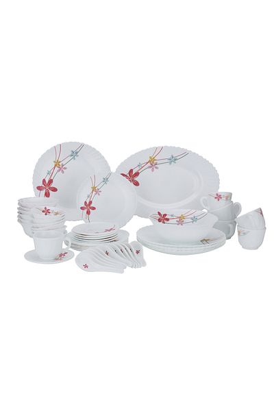 ROYALFORD RF10200 50Pcs Opalware Dinner Set, Assorted Design