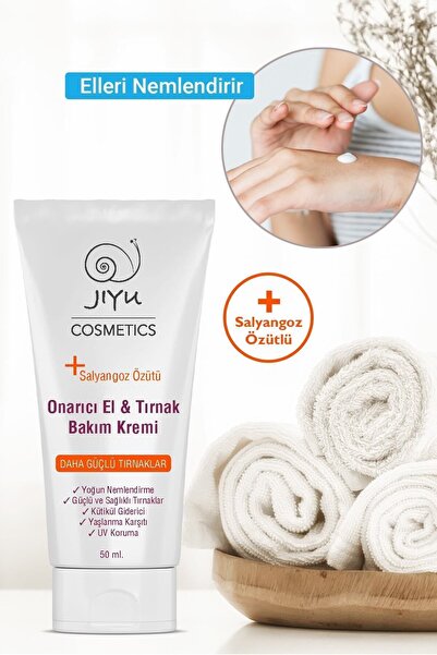 JIYU E Vitamini Ve Shea Yağı Içeren Yoğun Nemlendirici, Onarıcı,yaşlanma Karşıtı El Bakım Kremi 50 Ml.