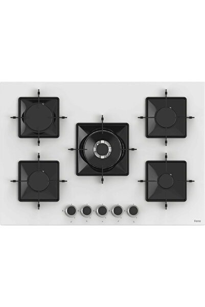 Ferre SS036 Ankastre Ocak Beyaz 75cm
