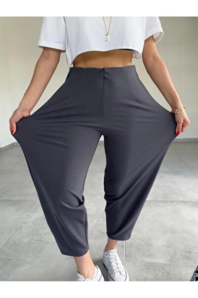 Paw Garage 4 Seasons Beltless Balloon Trousers - Crepe Fabric, Full Lycra