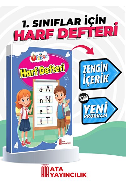 Ata Yayıncılık Afacan Harf Defteri