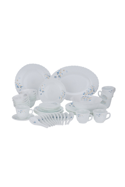 ROYALFORD RF10202 50Pcs Opalware Dinner Set, Assorted Design