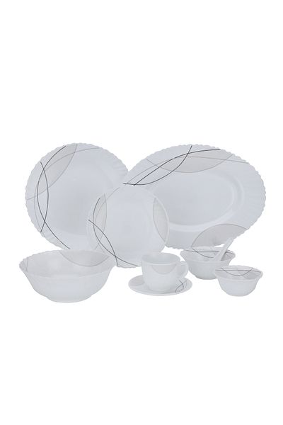 ROYALFORD RF10201 50Pcs Opalware Dinner Set, Assorted Design