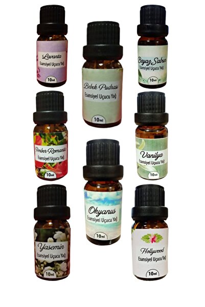 Topimania Yün Kurutma Topları 8 Adet 10 ml Esansiyel Uçucu Yağı Buhurdanlık D...