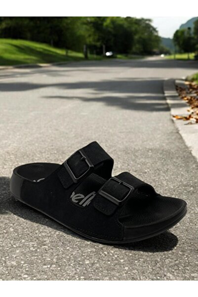 Benetton Bn 1418 Siyah Tam Ortopedik Günlük Kadın Terlik