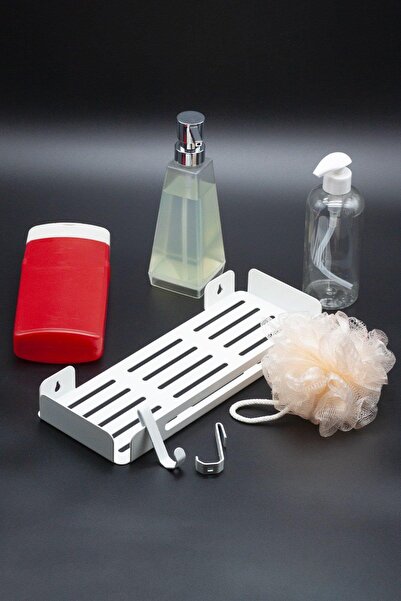 MAVİ TREND Bela metalna organizatorica za kupatilo - organizatorica za policu...