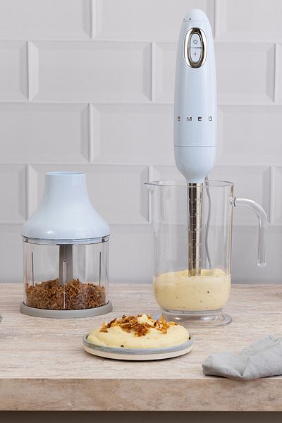 SMEG مجموعة اليد والخلاط باللون الأزرق من الخمسينيات - hbf03pbeu