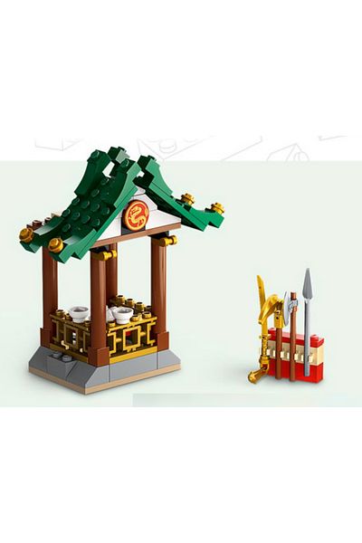 brickland إبريق شاي من LEGO Ninjago Building Camellia and Militär