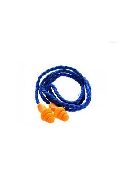Kayra Stone Srt Neck Drawstring Waterproof Earplugs Silicone Sponge Noise Canceling Swimming and Sleeping Inner