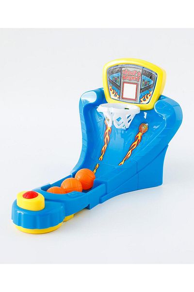 Fab N Funky Basketball Launch Game Machine, Interactive Play, Vibrant Colors, Lightweight, 3 Years+,Blue