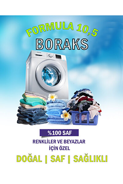 FORMULA ONBUÇUK BORAKS 4000 gr Deterjan Katkısı Renkliler ve Beyazlar için Saf