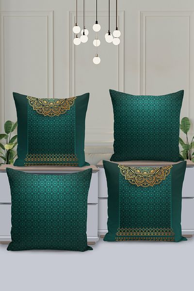 Filamente Set de huse de pernă cu model special Ramadan din 4 piese - imprimate digital pe două fețe