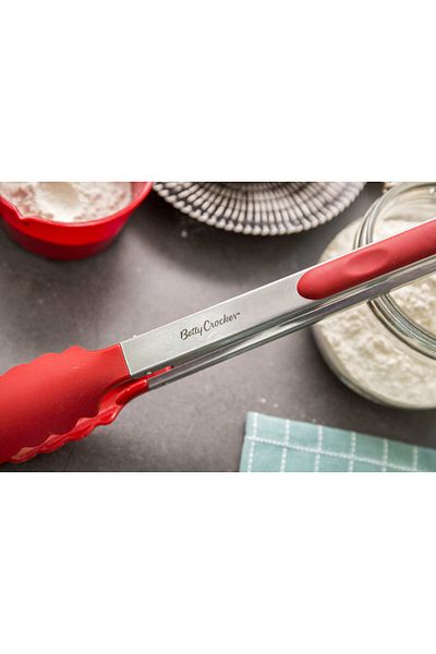 BETTY CROCKER Tong 35Cm Red