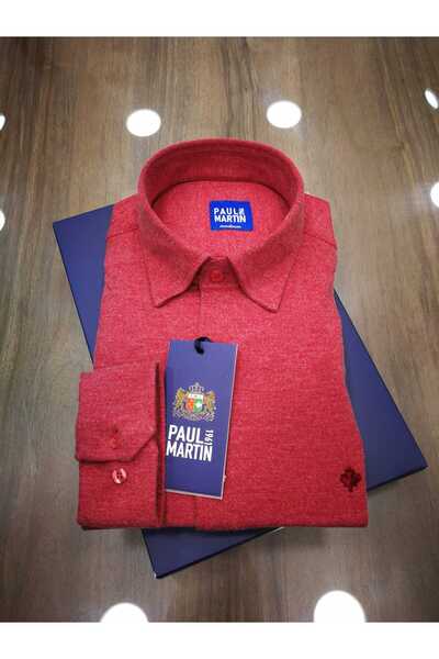 Paul Martin Canadian Koyu Kırmızı Gömlek