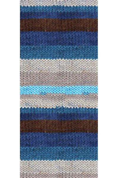 NAKO 1 Piece Vega Stripe Premium Acrylic Hand Knitting Yarn Wool No: 82422